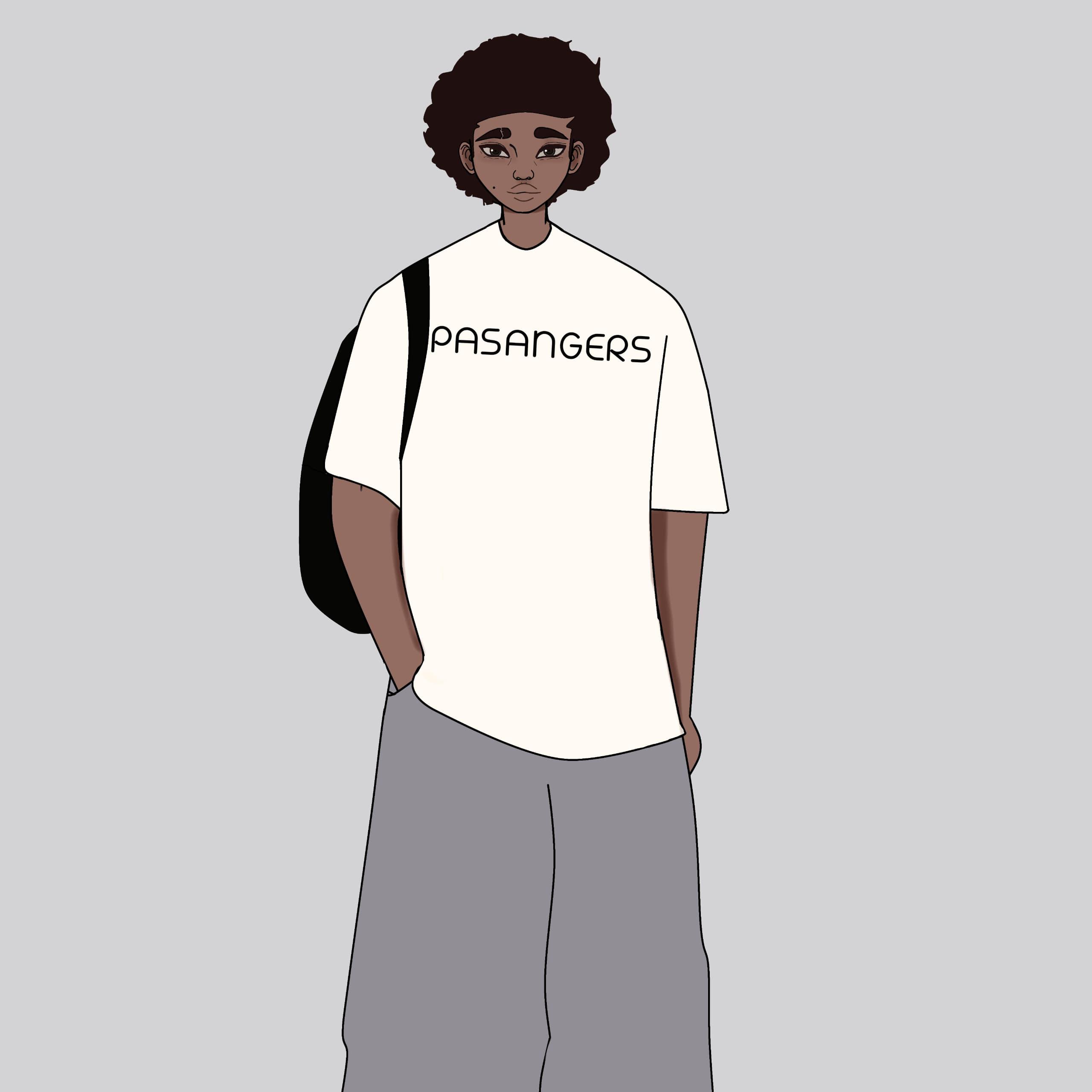 The Pasangers mascot standing